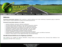 Tablet Screenshot of pavementpreservationsystems.com